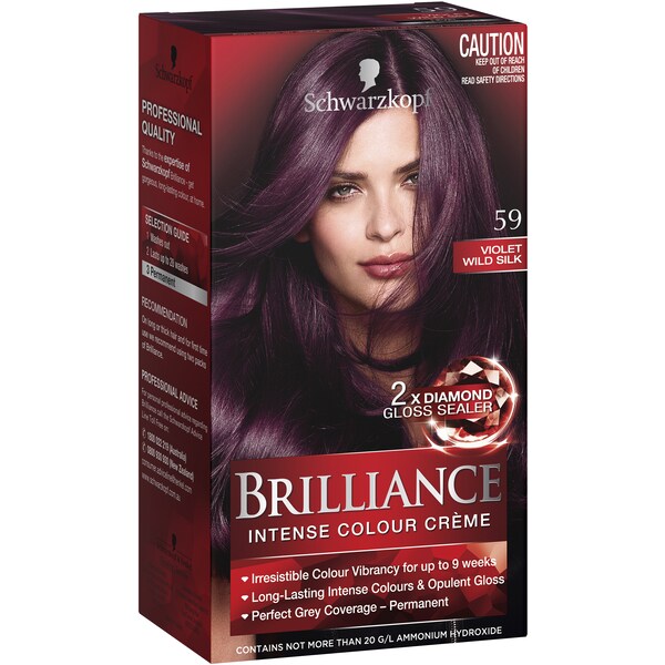 Schwarzkopf Brilliance 59 Violet Wild Silk each
