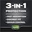 Depend Men Shield 3 In 1 Protection Light Absorbency 14 pack