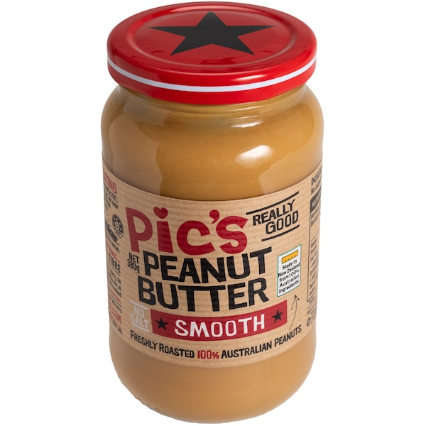 Pic's Unsalted Smooth Peanut Butter 380G
