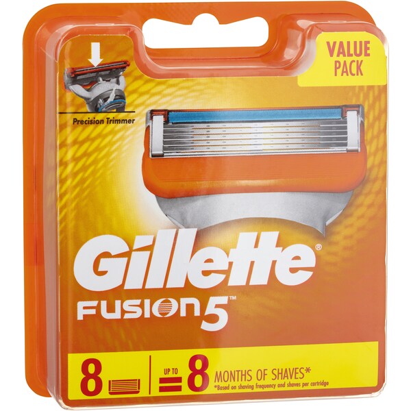 Gillette Fusion Shaving Blade Refill 8 pack