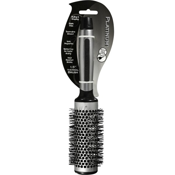 Platinum 1.5 Inch Hair Brush Thermal Round Each