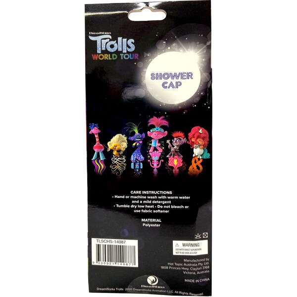 Trolls World Tour Shower Cap Each