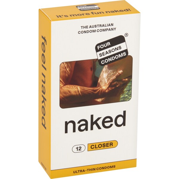 Four Seasons Condoms Naked Closer 12 pack