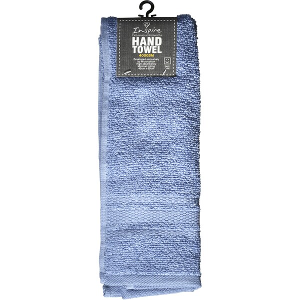 Essentials Hand Towel Blue 40 x 65 Cm Each