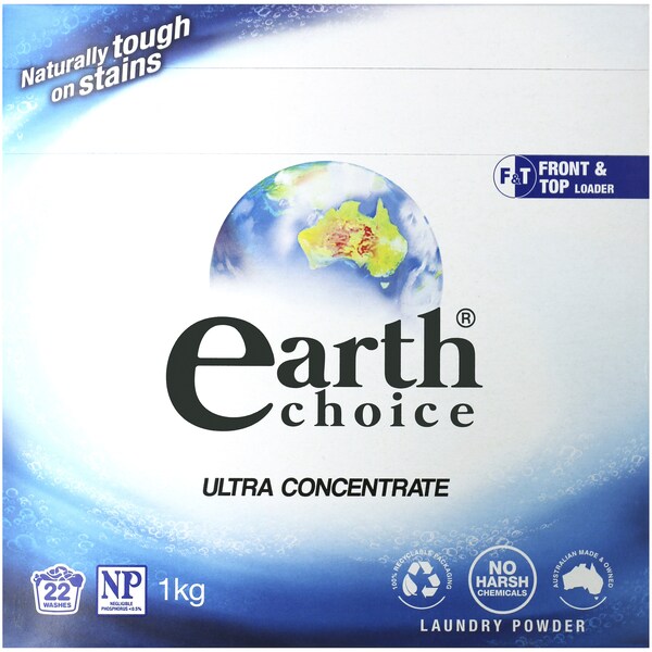 Earth Choice Top & Front Loader Powder Ultra Concentrate 1kg