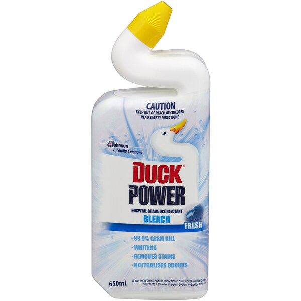 Duck Power Toilet Cleaner Bleach Fresh 650ml