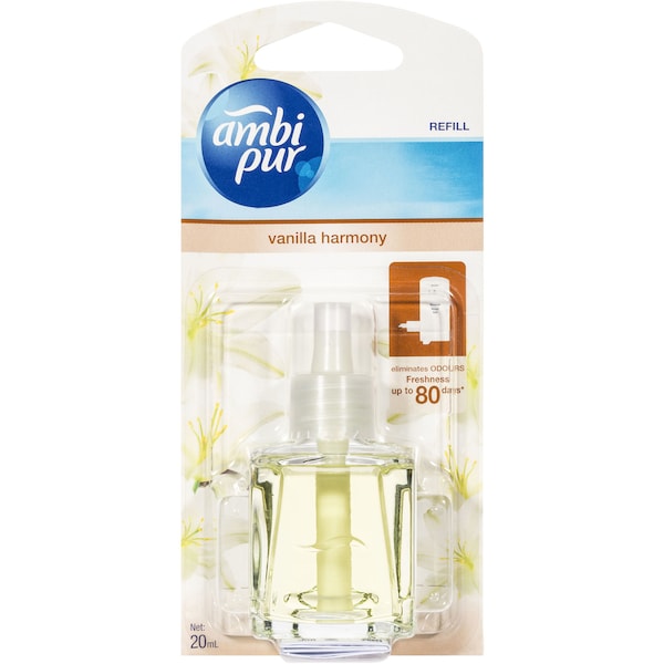 Ambi Pur Plug In Air Freshener Vanilla Harmony Refill 20ml