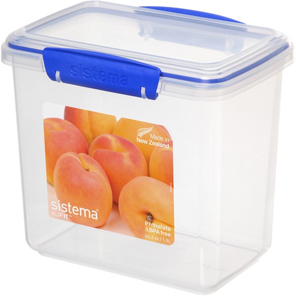 Sistema Klip It Plasticware Rectangle 1.9l