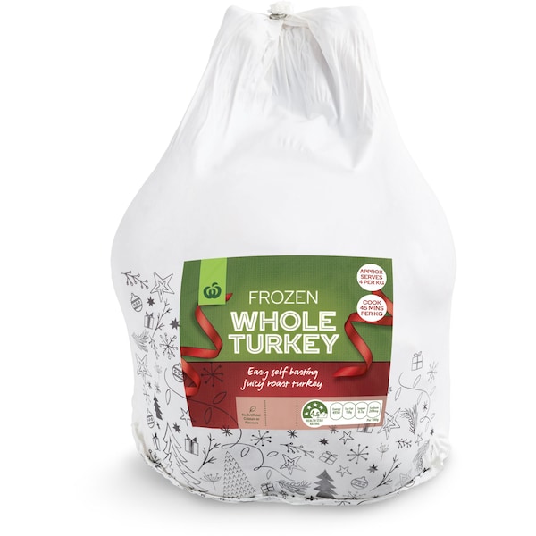 Woolworths Frozen Turkey Whole 3.5kg