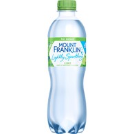 Mount Franklin Mineral Water Lightly Sparkling Lime Bottle