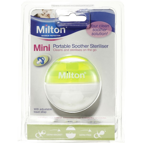 Milton Mini Portable Soother Steriliser Blue Each