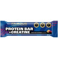 Famous Nutrition Sport Protein & Creatine Bar White Choc Raspberry