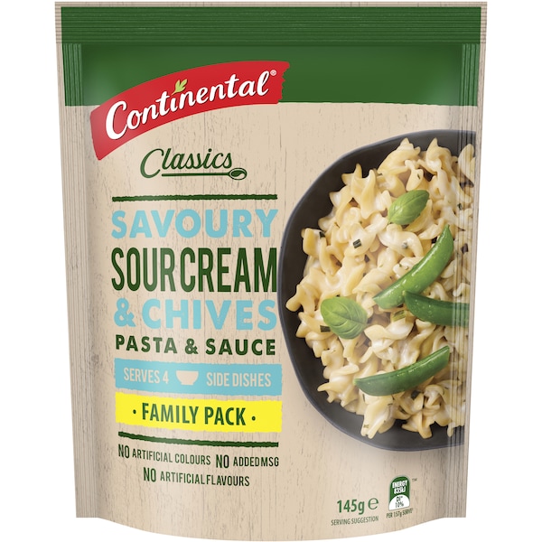 Continental Classics Pasta & Sauce Sour Cream & Chives 145g