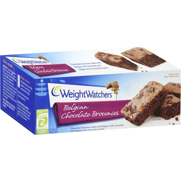 Weight Watchers Brownie Belgian Chocolate 105g