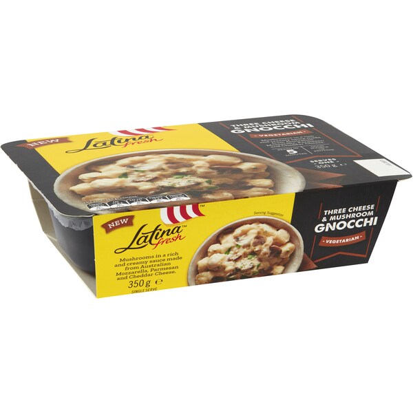 Latina Fresh Three Cheese & Mushroom Gnocchi Chilled Meal 350g