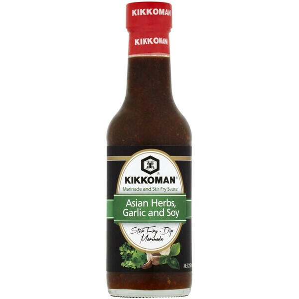 Kikkoman Marinade & Stirfry Sauce Asian Herbs Garlic & Soy 250mL