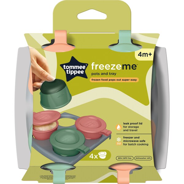 Closer To Nature Explora Container 4 Freezer Pots & Tray Each