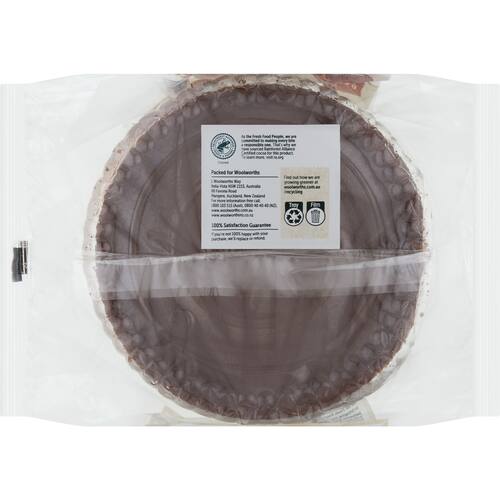 Woolworths Unfilled 2 Chocolate Sponge Cakes 380g bunch