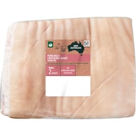 Woolworths Pork Belly Roast