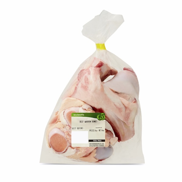 Woolworths Beef Marrow Bones 1kg - 2kg