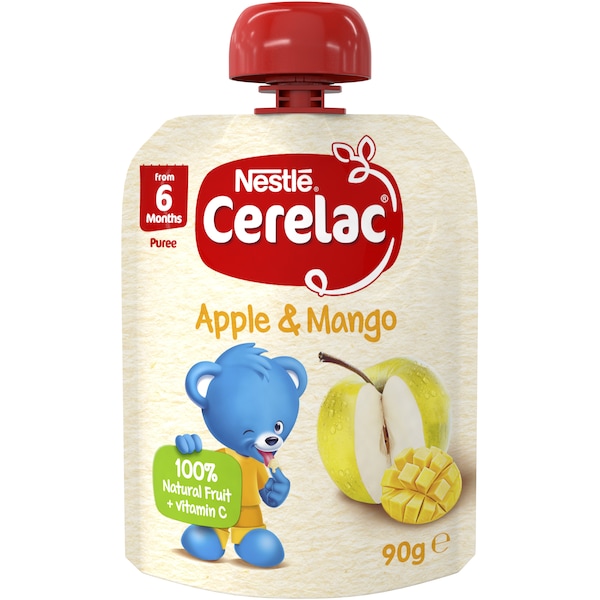 Cerelac Puree Apple & Mango Pouch 90g