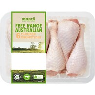 Macro Free Range Chicken Drumsticks Free Range