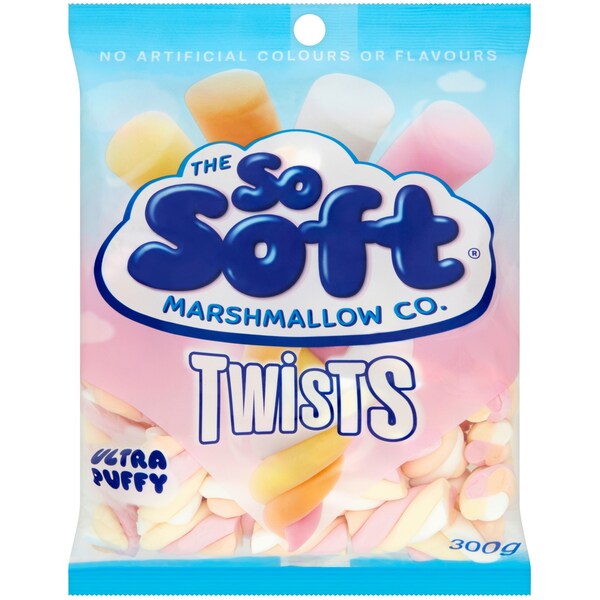 So Soft Marshmallow Twists 300g