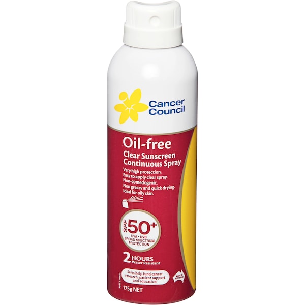Cancer Council SPF 50+ Oil Free Sunscreen Oil Free 175mL
