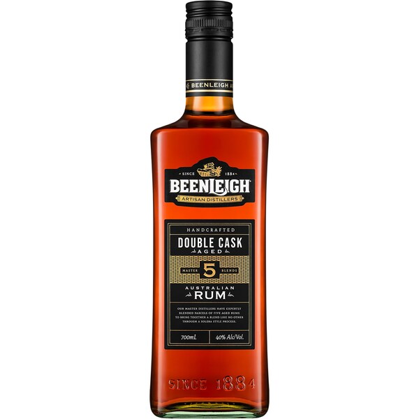 Beenleigh Handcraft Double Cask 5 YO rum Bottle 700mL
