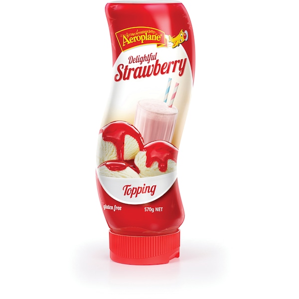Aeroplane Topping Delightful Strawberry 570g