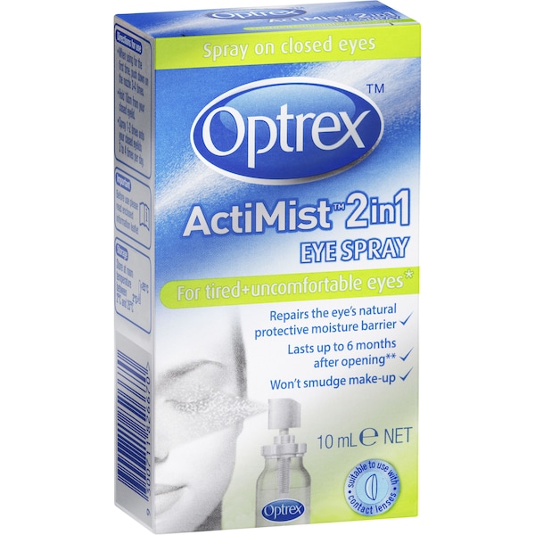 Optrex Actimist 2 In 1 Eye Spray Tired 10ml