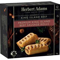Herbert Adams Gourmet King Island Beef Sausage Rolls
