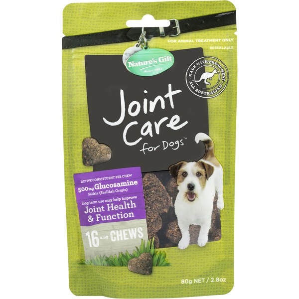 Nature's Gift Treat Joint Care For Dogs 80g