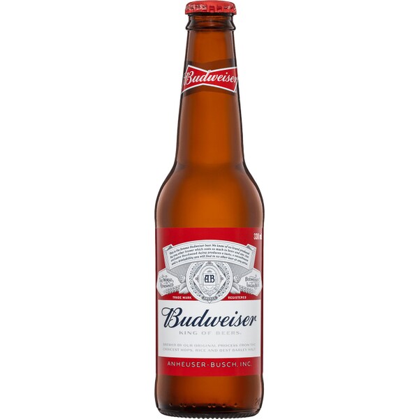 Budweiser Beer Bottle 330ml