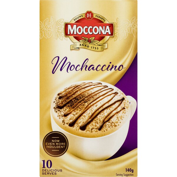 Moccona Freeze Dried Coffee Mochaccino Classics 140g 10pk
