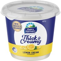 Dairy Farmers Thick & Creamy Yoghurt Lemon Cream