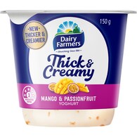 Dairy Farmers Thick & Creamy Mango & Passionfruit Yoghurt