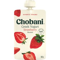 Chobani Strawberry Greek Yogurt Pouch