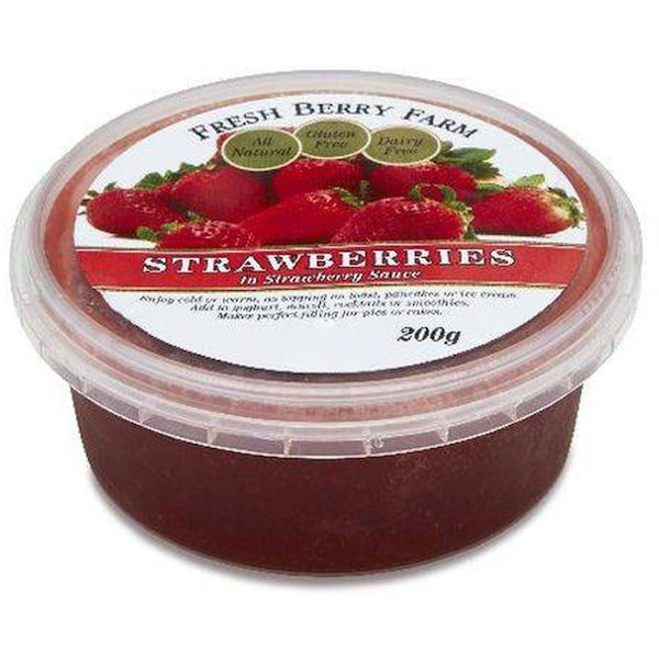 Fresh Berry Farm Berry Sauce Strawberry 200g Tub