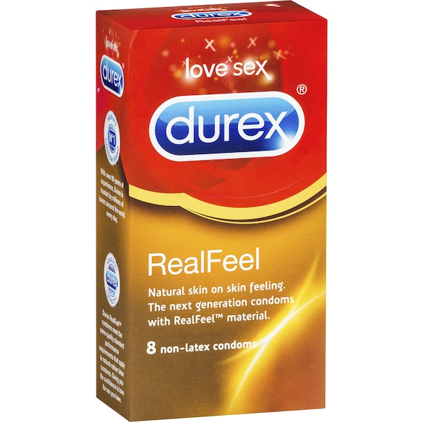 Durex Condoms Real Feel 8 Pack