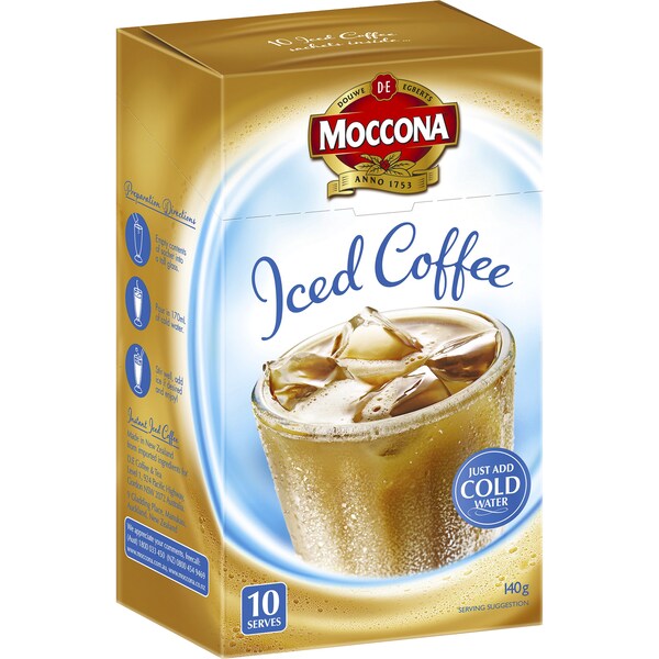 Moccona Freeze Dried Coffee Iced 10x140g