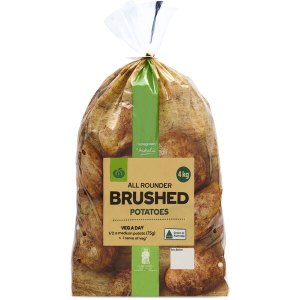 Potato Brushed 4kg Bag