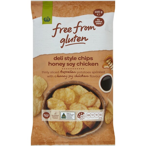 Woolworths Free From Gluten Share Pack Honey Soy Chicken 100g