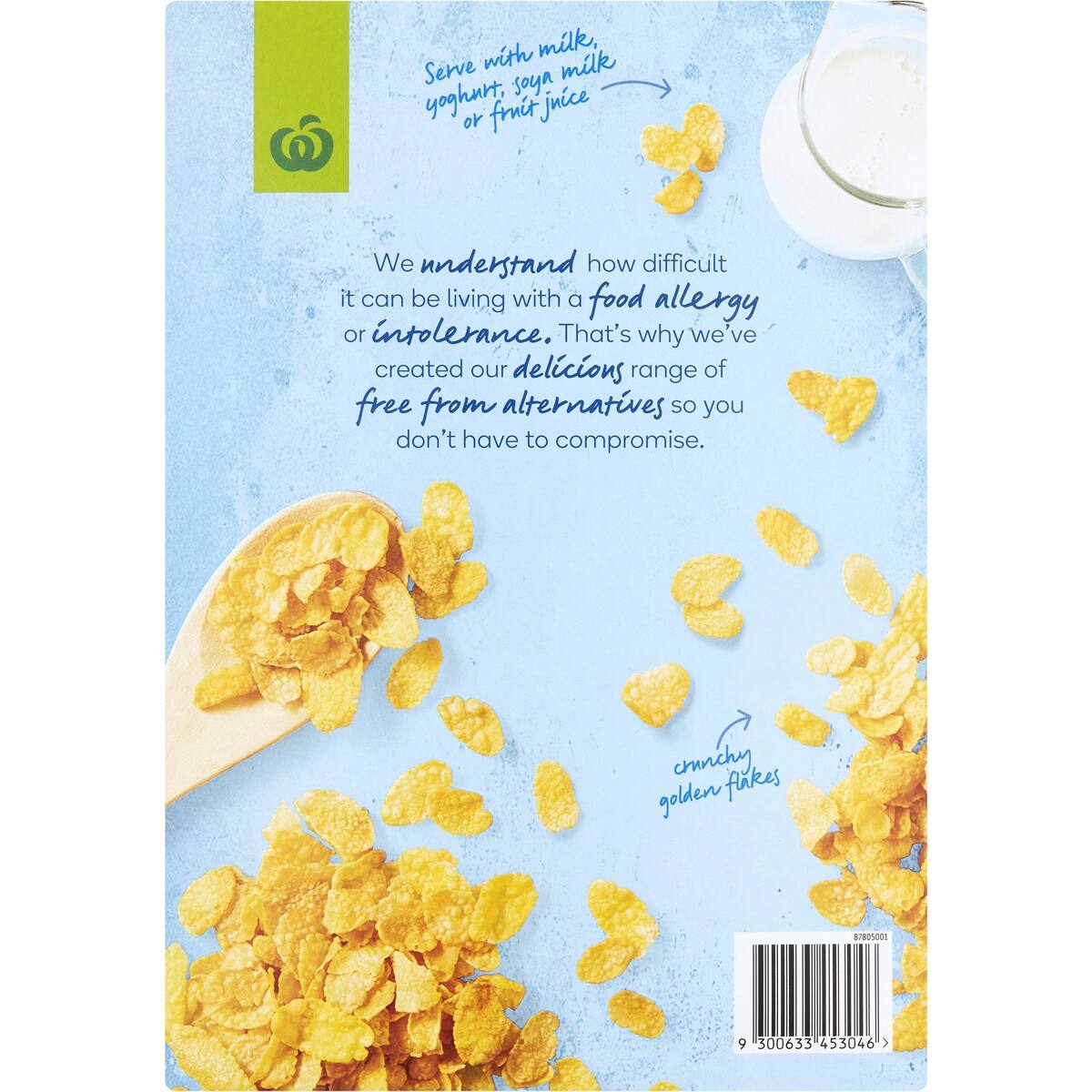 Free From Gluten Cornflakes 375g bunch