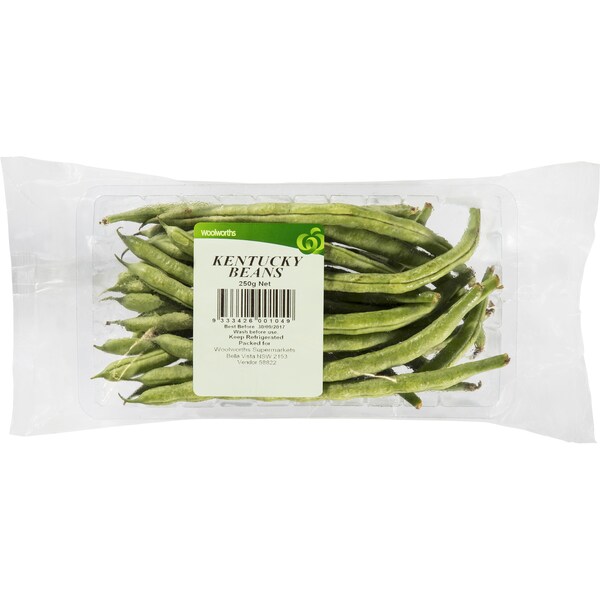 Woolworths Kentucky Beans 250g Punnet