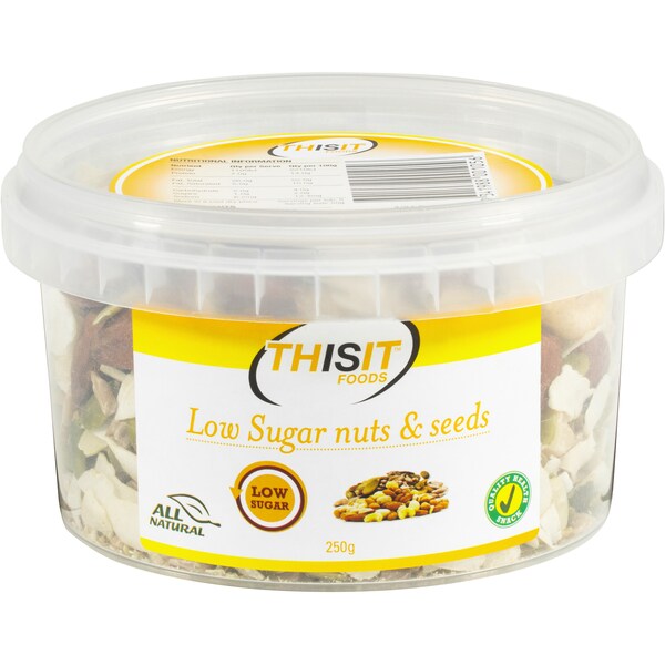 Thisit Nut Mix And Seeds Low Sugar 250g