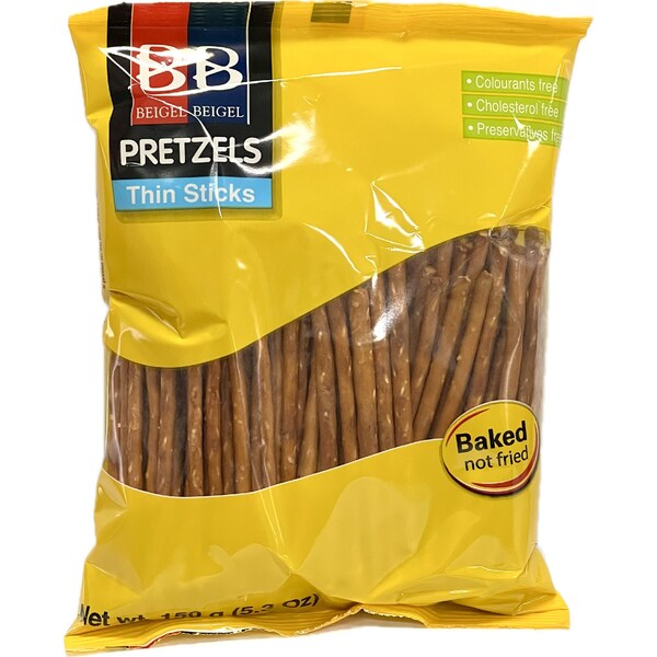 Beigel & Beigel Snacks Pretzel Super Sticks 150g