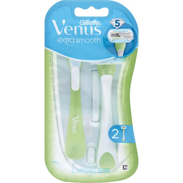 Gillette Venus Extra Smooth Disposable Razors 2 pack