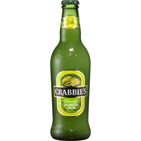 Crabbie's Cloudy Alcoholic Lemon Bottle 330ml Single