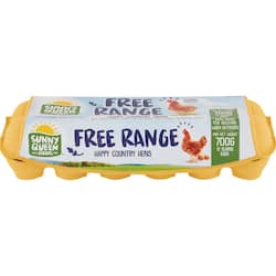 Sunny Queen 12 Extra Large Free Range Eggs 700g